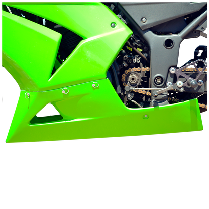 Hotbodies Racing Race Bodywork – Color Form Green Kawasaki Ninja 250R 2008-2012 - Adventure Parts