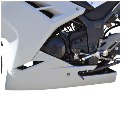 Hotbodies Racing Race Bodywork Primer Gray Kawasaki Ninja 300 2013-2017 - Adventure Parts
