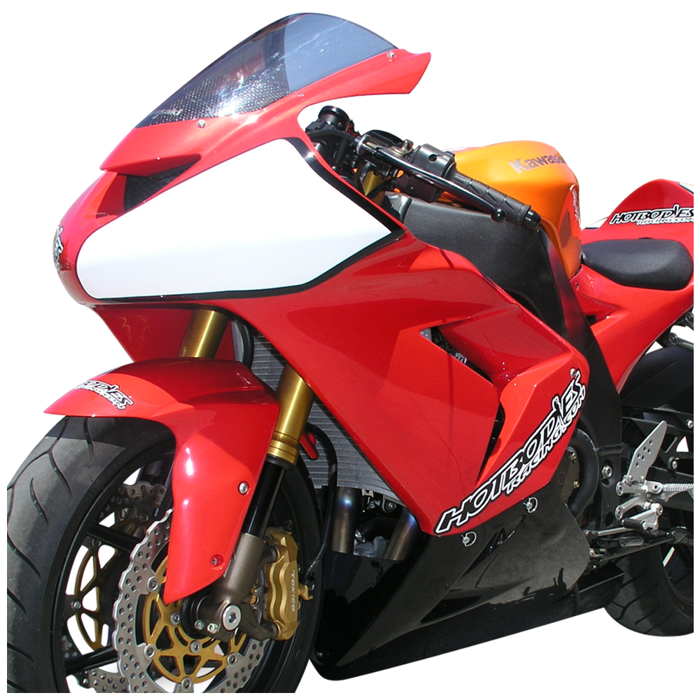 Hotbodies Racing Race Bodywork Primer Gray Kawasaki ZX10R 2004-2005 - Adventure Parts