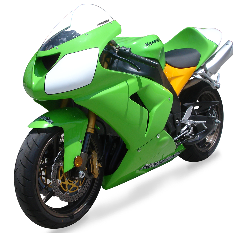 Hotbodies Racing Race Bodywork Primer Gray Kawasaki ZX10R 2006-2007 - Adventure Parts