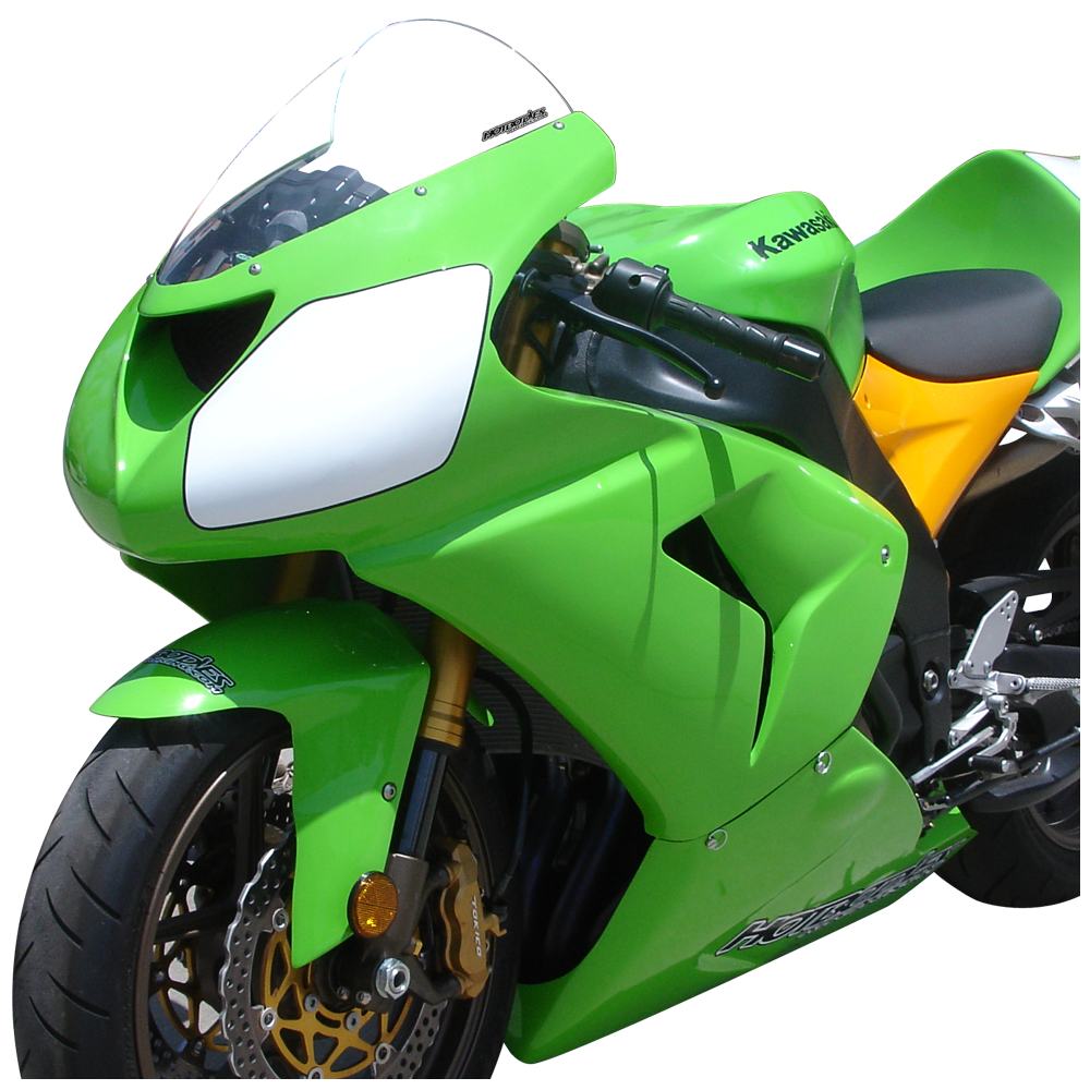 Hotbodies Racing Race Bodywork Primer Gray Kawasaki ZX10R 2006-2007 - Adventure Parts