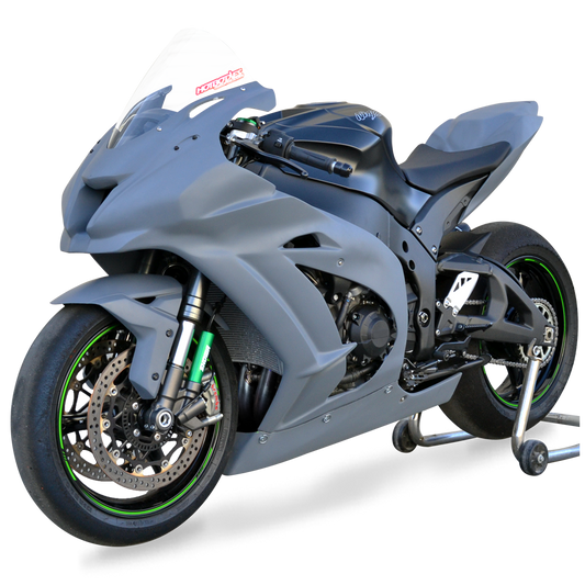 Hotbodies Racing Race Bodywork Primer Gray Kawasaki ZX10R/RR 2016-2020 - Adventure Parts