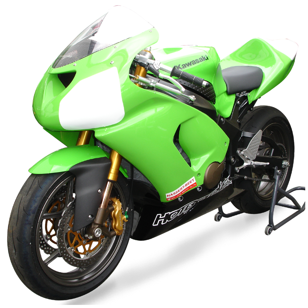 Hotbodies Racing Race Bodywork Primer Gray Kawasaki ZX6R 2005-2006 - Adventure Parts