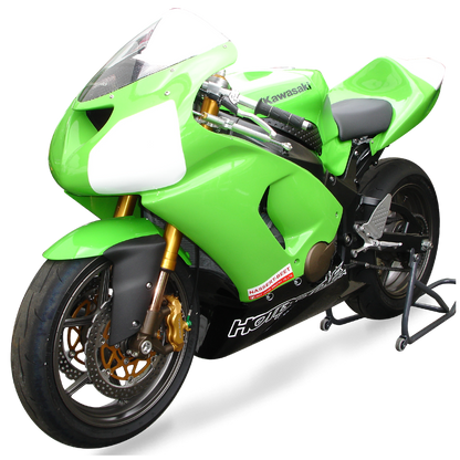 Hotbodies Racing Race Bodywork Primer Gray Kawasaki ZX6R 2005-2006 - Adventure Parts