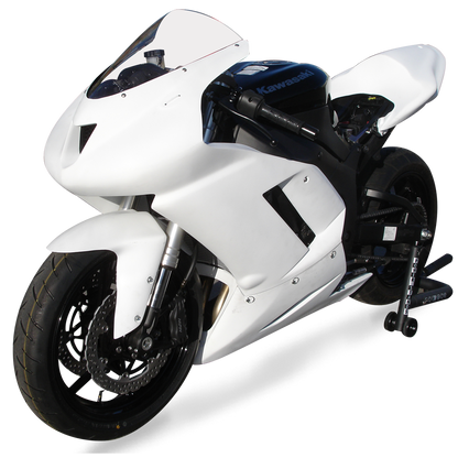 Hotbodies Racing Race Bodywork Primer Gray Kawasaki ZX6R 2007-2008