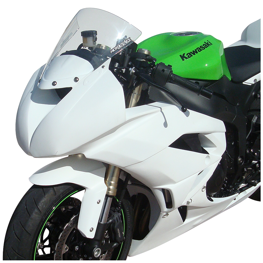 Hotbodies Racing Race Bodywork Primer Gray Kawasaki ZX6R 2009-2012