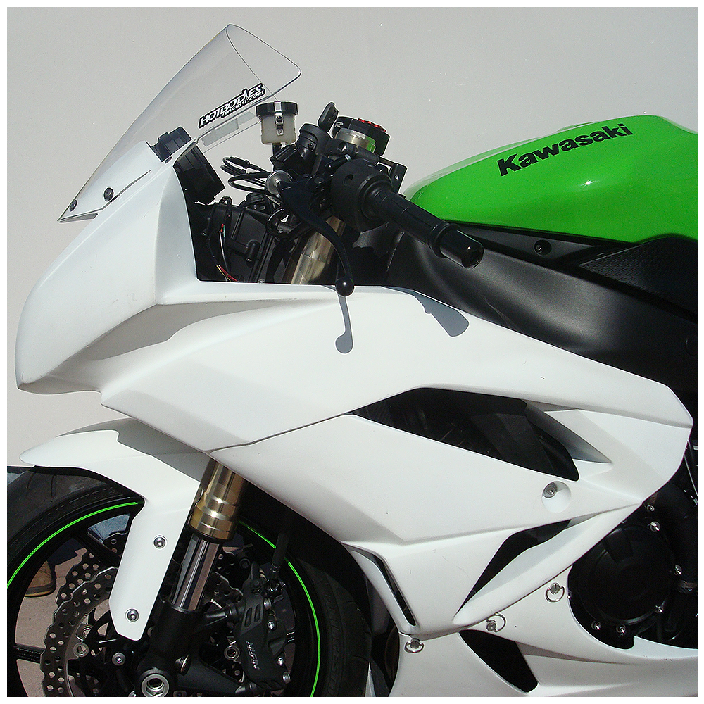 Hotbodies Racing Race Bodywork Primer Gray Kawasaki ZX6R 2009-2012