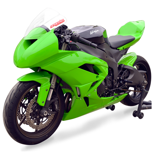 Hotbodies Racing Race Bodywork – Color Form Green Kawasaki ZX6R 2009-2012 - Adventure Parts