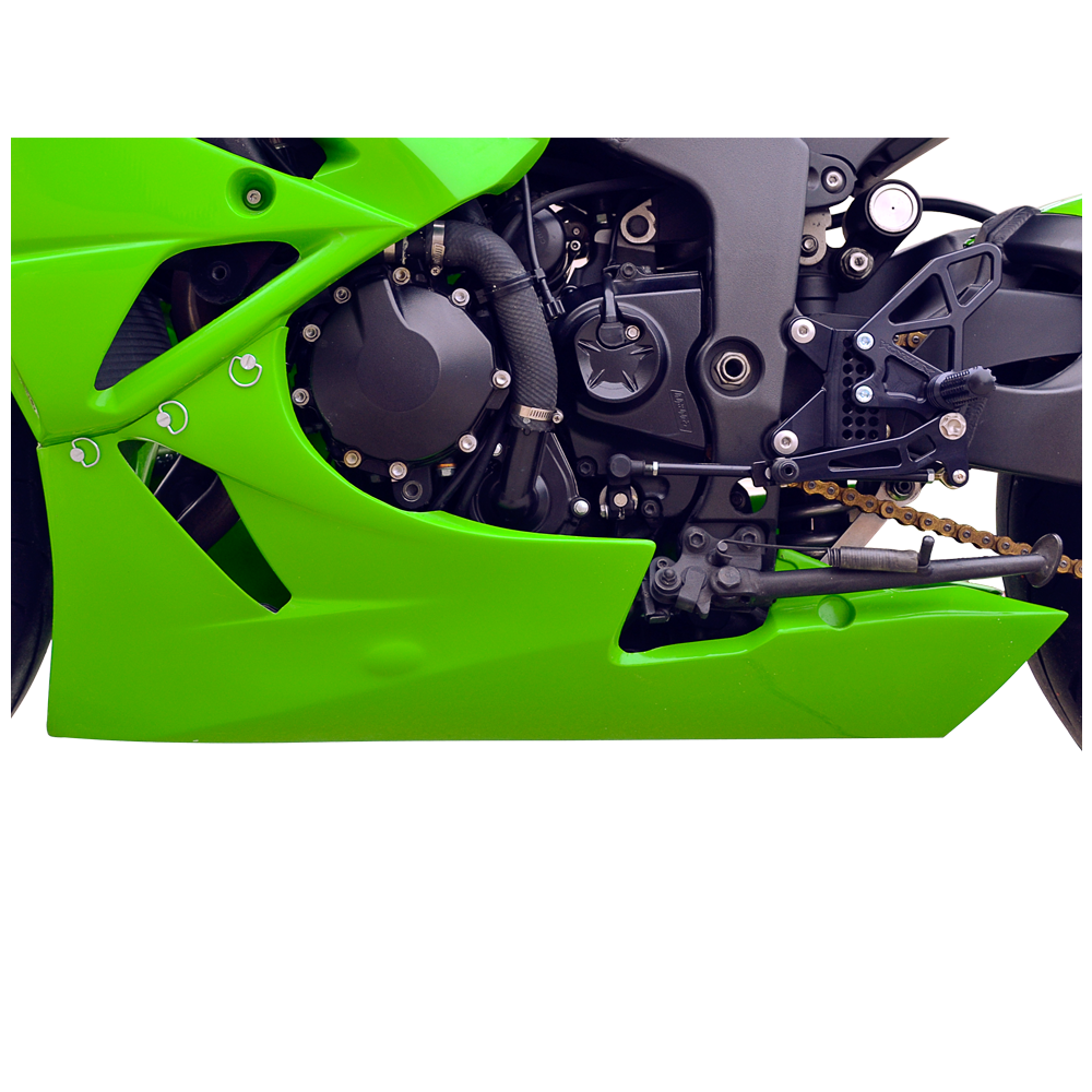 Hotbodies Racing Race Bodywork – Color Form Green Kawasaki ZX6R 2009-2012 - Adventure Parts