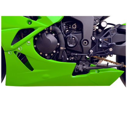 Hotbodies Racing Race Bodywork – Color Form Green Kawasaki ZX6R 2009-2012 - Adventure Parts