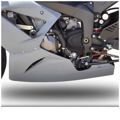 Hotbodies Racing Race Bodywork Primer Gray Kawasaki ZX6R 2013-2018 - Adventure Parts