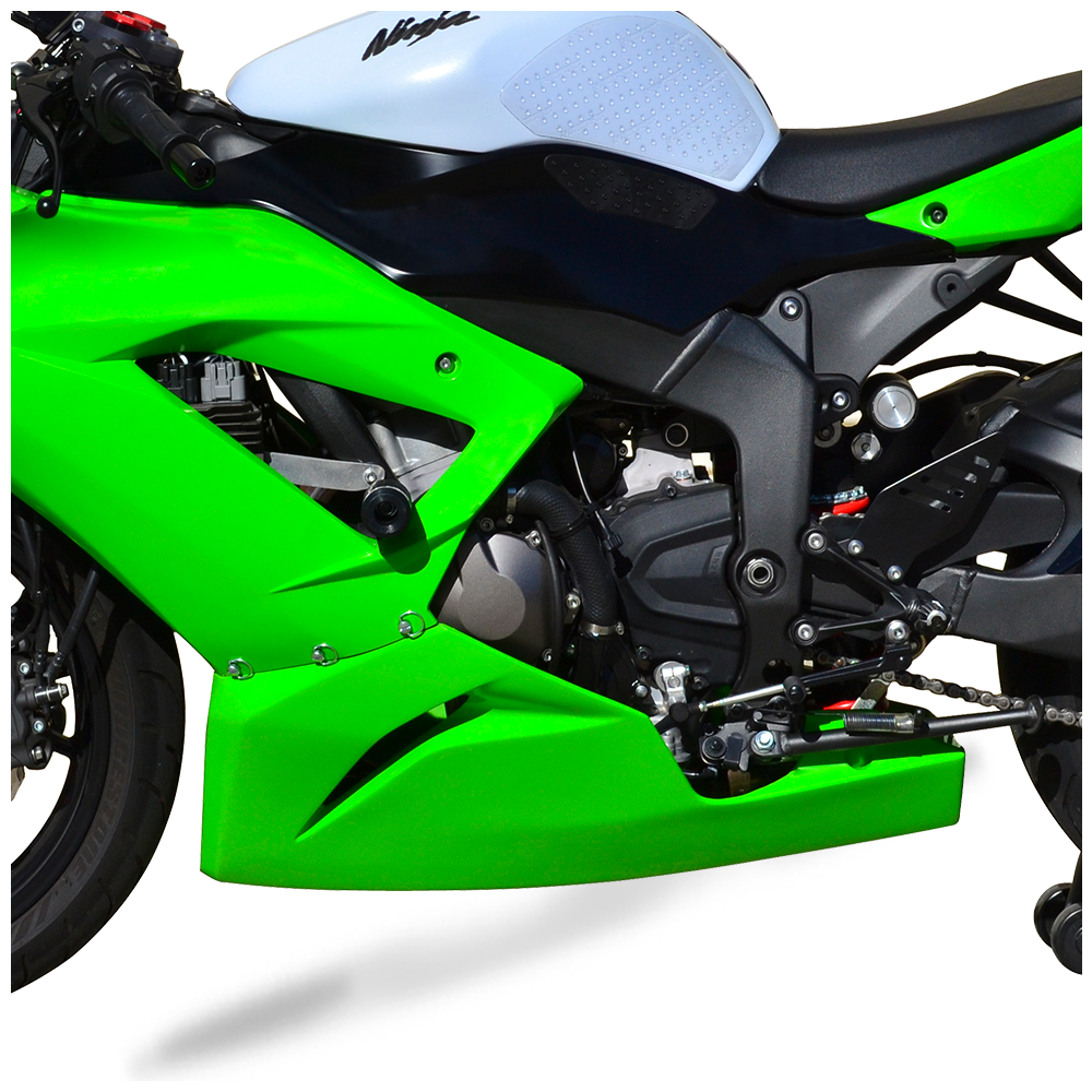 Hotbodies Racing Race Bodywork – ColorForm Green Kawasaki ZX6R 2013-2018 - Adventure Parts