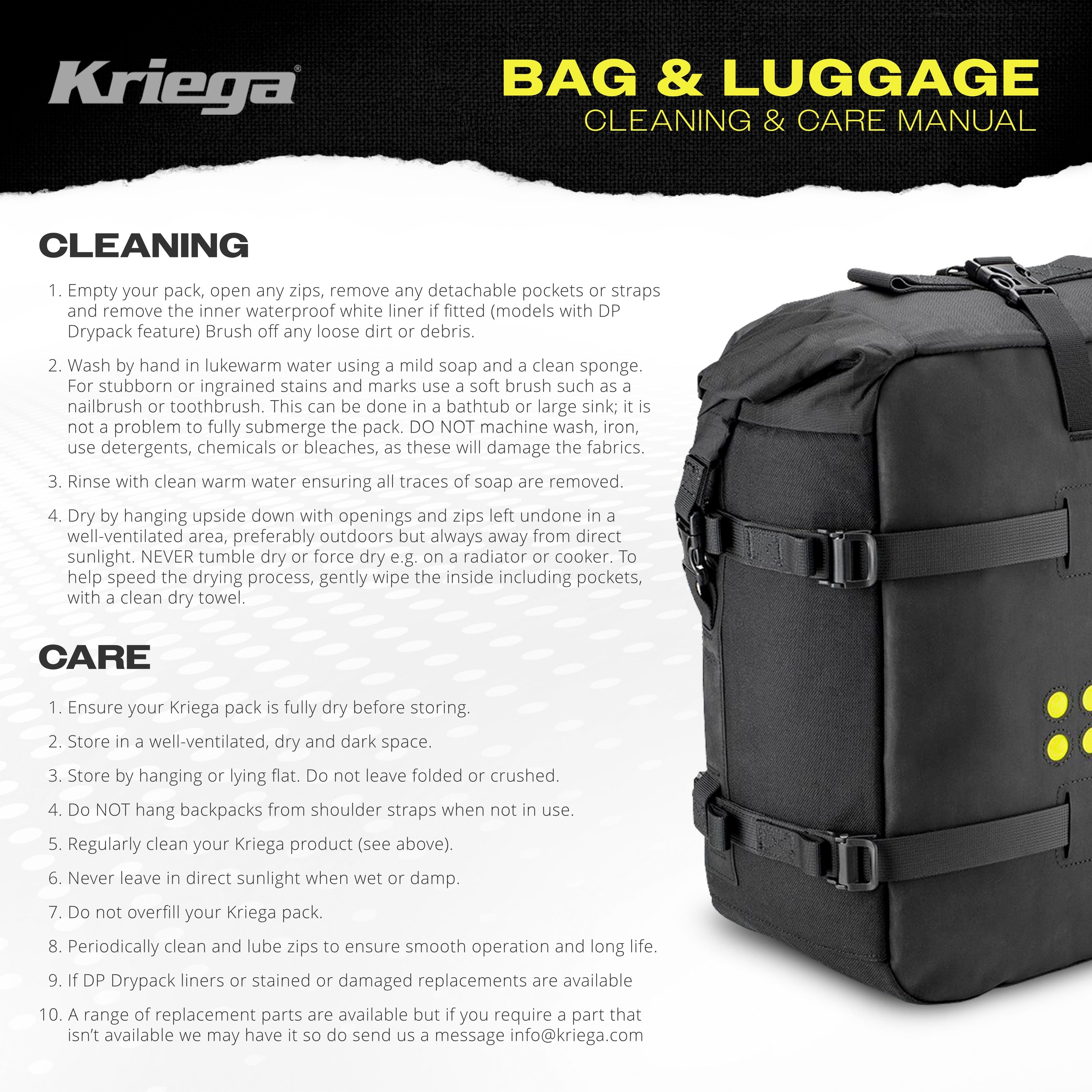 Kriega R30 Motorcycle Backpack