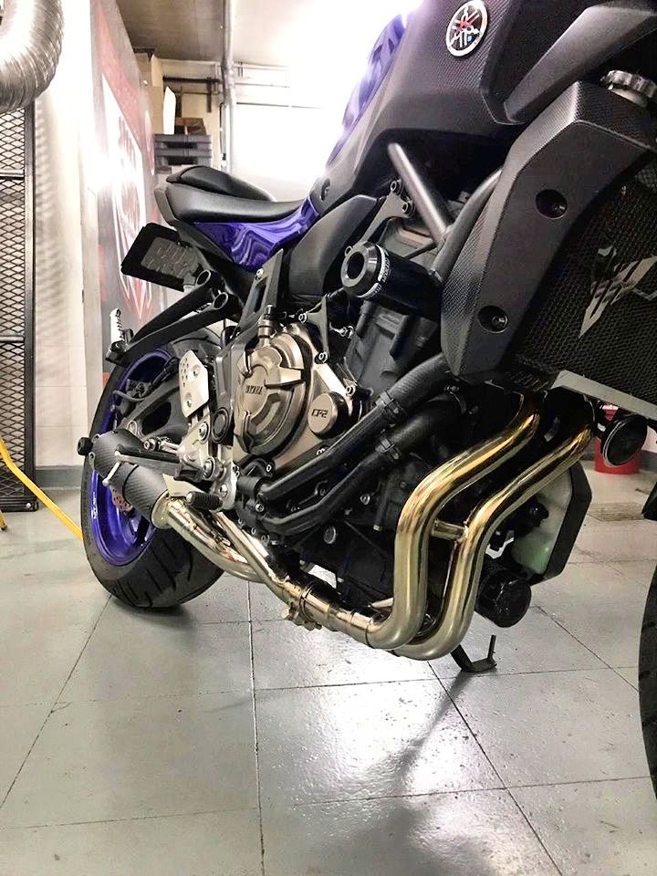 Vandemon Stainless Steel Exhaust System Yamaha MT07 FZ07 & XSR 2014-2024
