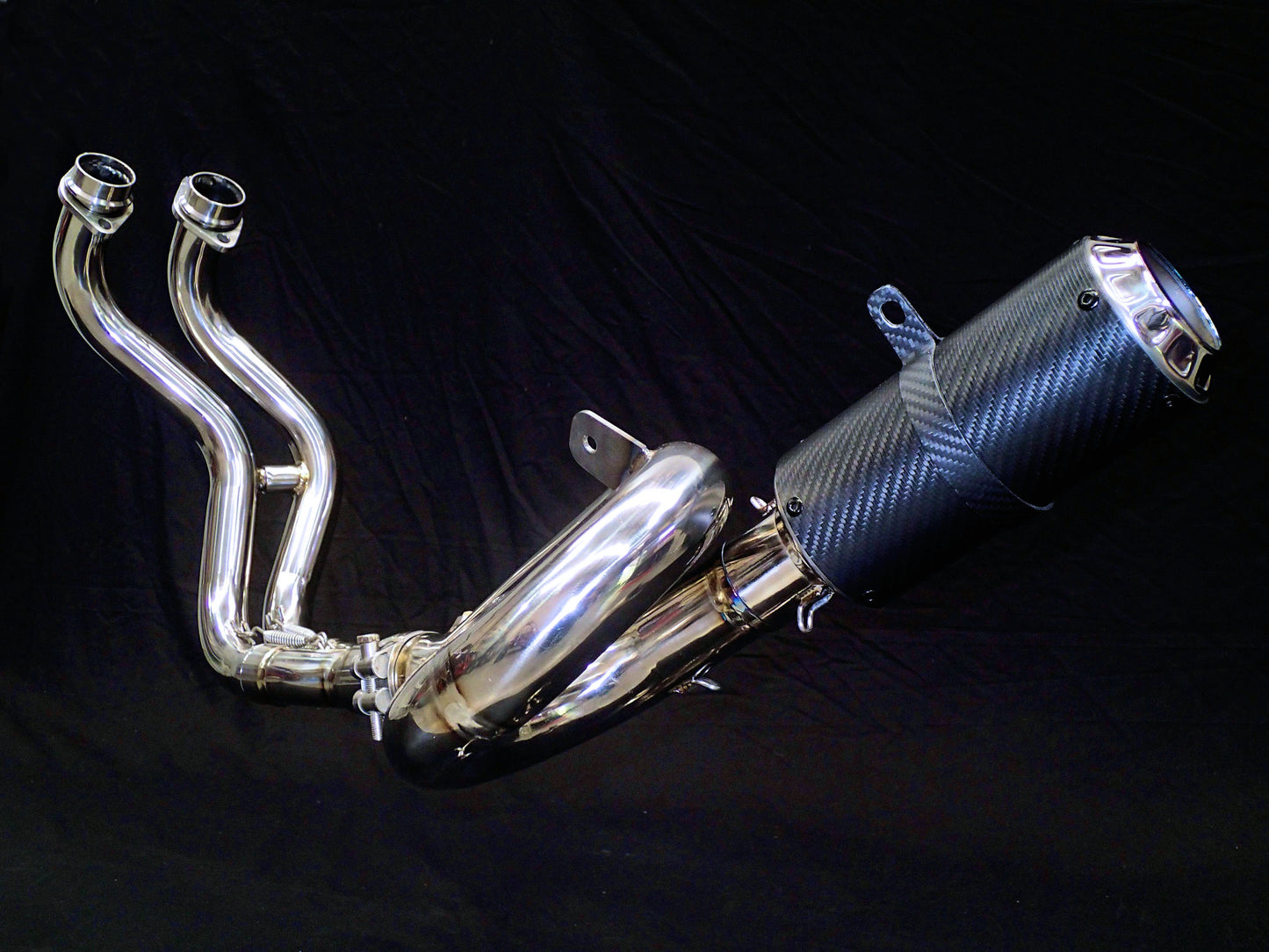 Vandemon Stainless Steel Exhaust System Yamaha MT07 FZ07 & XSR 2014-2024