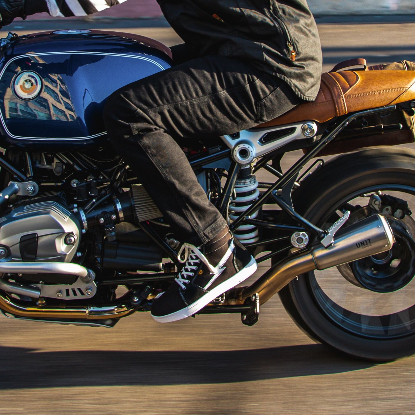 Cortech Men's The Slayer Canvas Motorcycle Riding Shoes - Adventure Parts