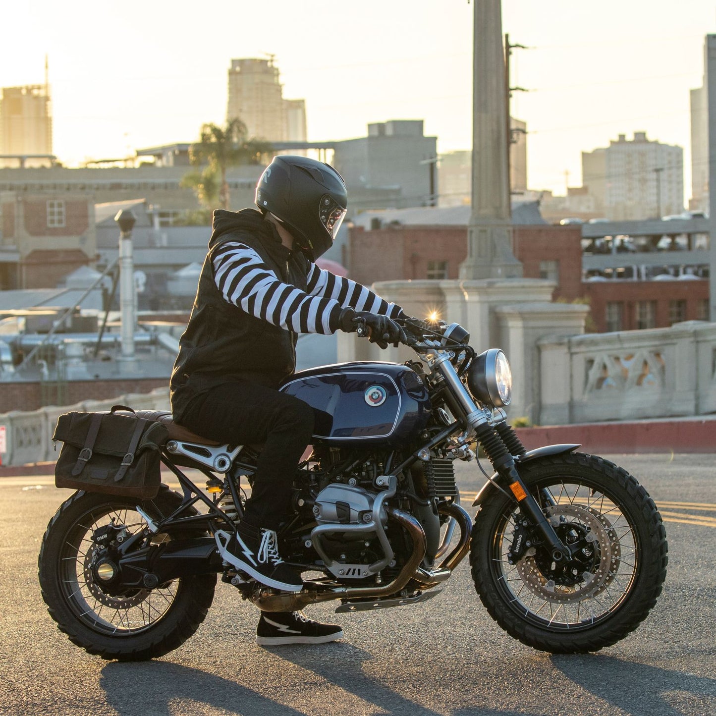 Cortech Men's The Slayer Canvas Motorcycle Riding Shoes - Adventure Parts