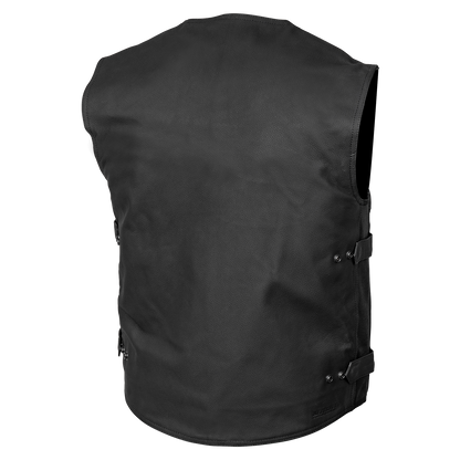 Noru Ika CCW Leather Motorcycle Vest - Adventure Parts