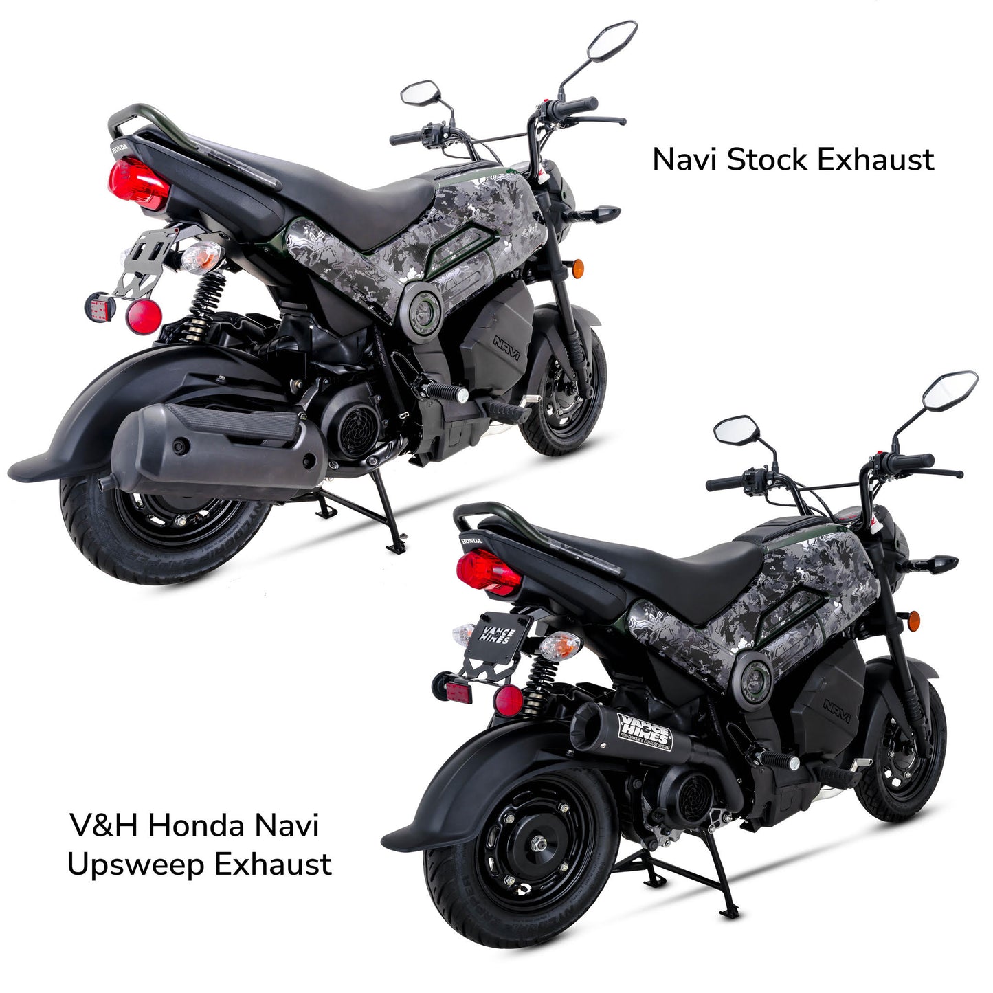 Vance & Hines Upsweep Exhaust Honda Navi
