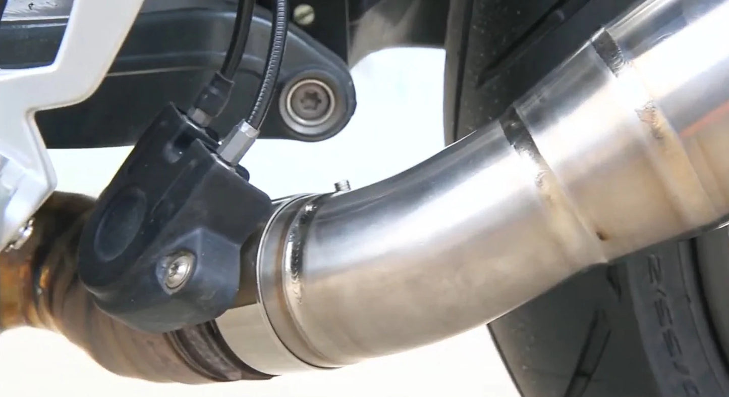 Vandemon Exhaust System with Brushed Headers BMW R NINE T 2014-2023 - Adventure Parts