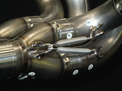 Vandemon Titanium Exhaust & H2R Carbon Tip Muffler Kawasaki H2 SE SX 2018-2026