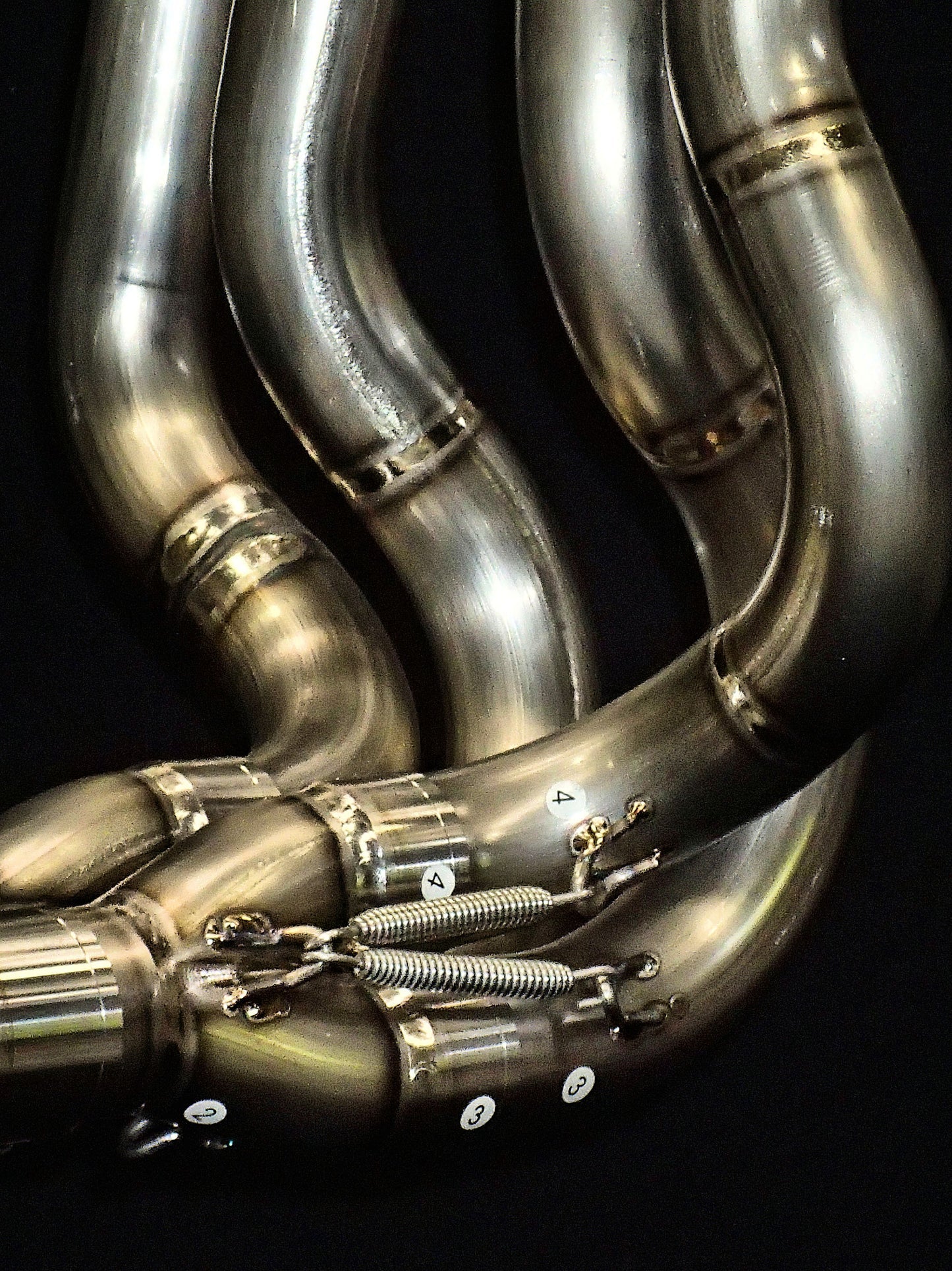 Vandemon Titanium Exhaust & H2R Carbon Tip Muffler Kawasaki H2 SE SX 2018-2026