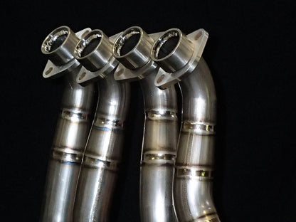 Vandemon Titanium Exhaust & H2R Carbon Tip Muffler Kawasaki H2 SE SX 2018-2026
