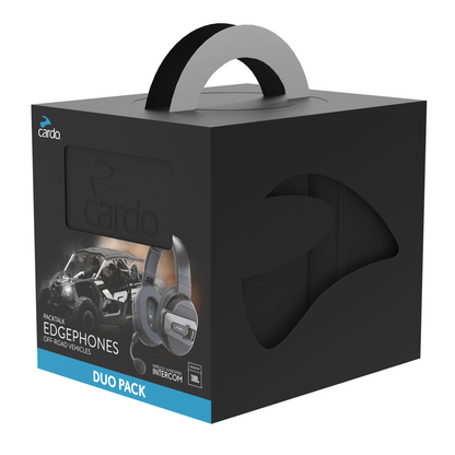 Cardo Packtalk Edgephones ORV Bluetooth Communication System