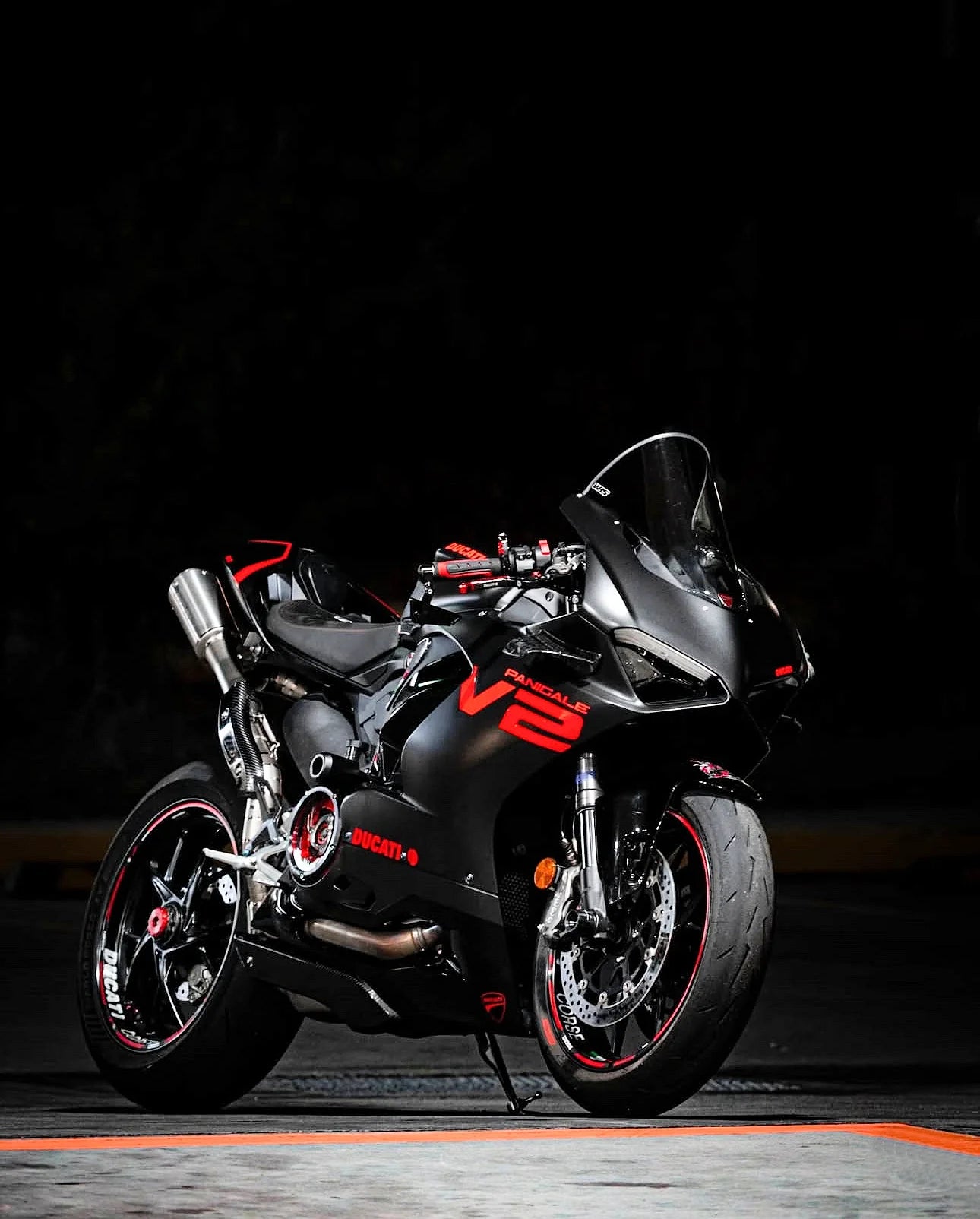 Vandemon Titanium Slip-On Exhaust Ducati Panigale/ Streetfighter V2 High Mount 2020-2024