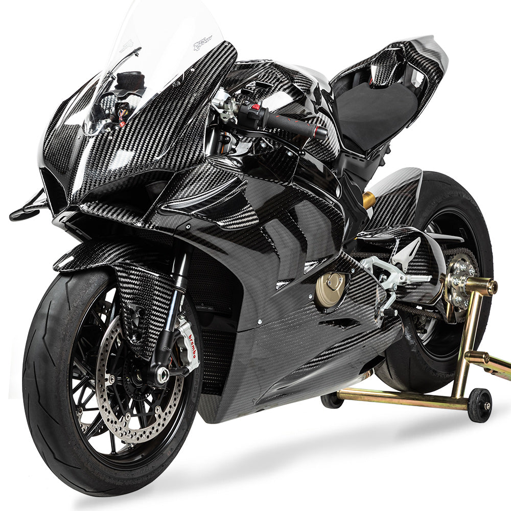 Hotbodies Racing Race Bodywork Carbon Fiber 400g Ducati Panigale V4/R 2022-2024 - Adventure Parts