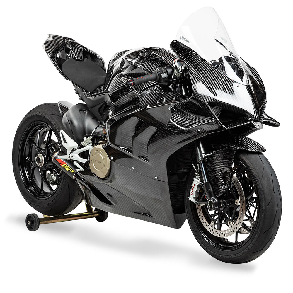Hotbodies Racing Race Bodywork Carbon Fiber 400g Ducati Panigale V4/R 2022-2024 - Adventure Parts