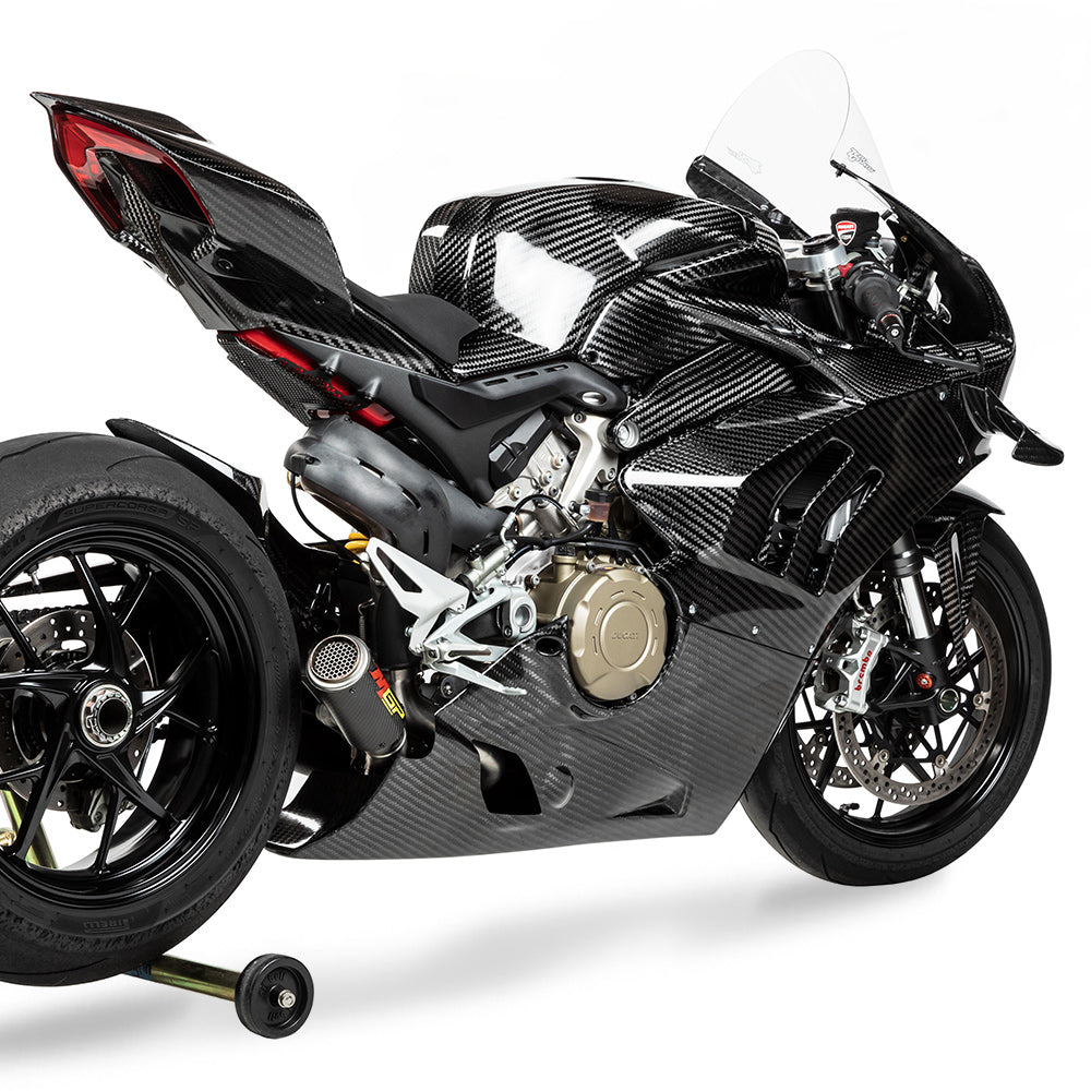 Hotbodies Racing Carbon Fiber WSBK Tank Cover Ducati Panigale V4/R 2018-2021 - Adventure Parts