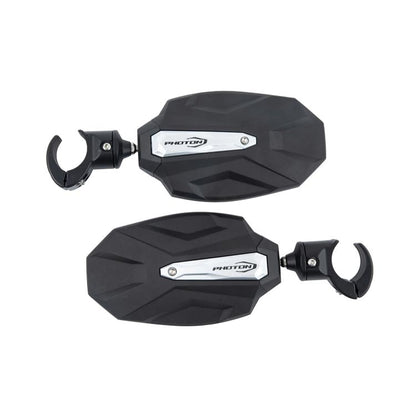 Seizmik Mirror Photon Side View with Cast Aluminum Body & Bezel ? Adjustable Clamp (Pair) - Adventure Parts