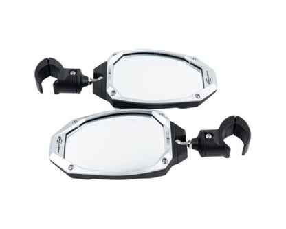Seizmik Mirror Photon Side View with Cast Aluminum Body & Bezel ? Adjustable Clamp (Pair) - Adventure Parts