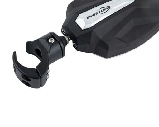 Seizmik Mirror Photon Side View with Cast Aluminum Body & Bezel ? Adjustable Clamp (Pair) - Adventure Parts