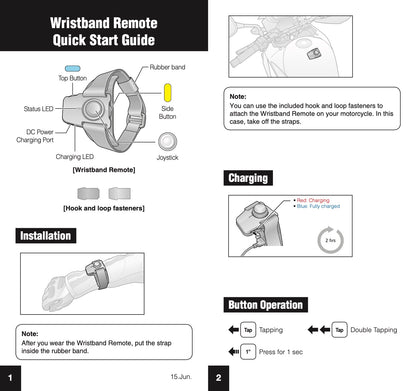 Sena Wristband Bluetooth Remote