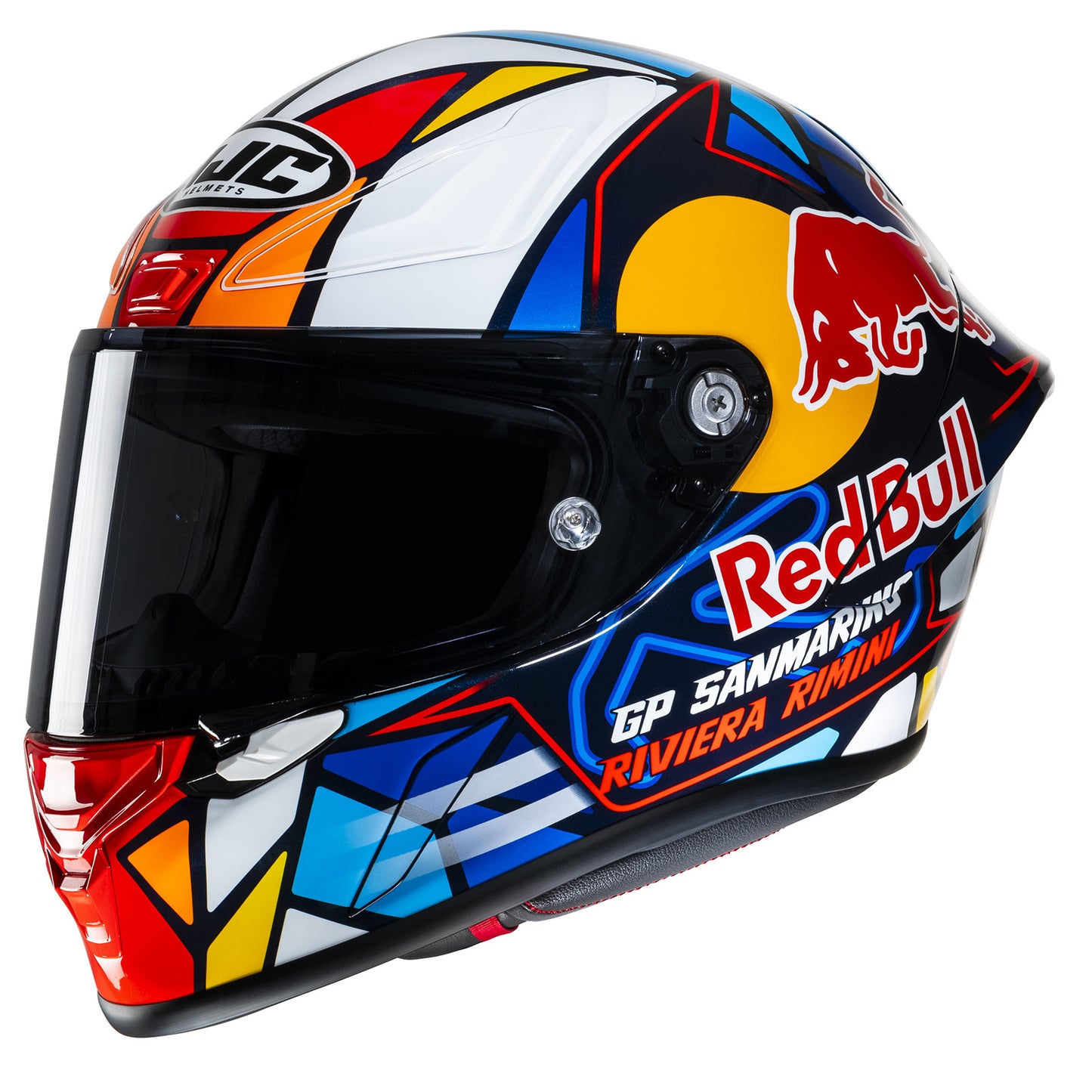 HJC RPHA 1N Misano Red Bull Full Face Motorcycle Helmet