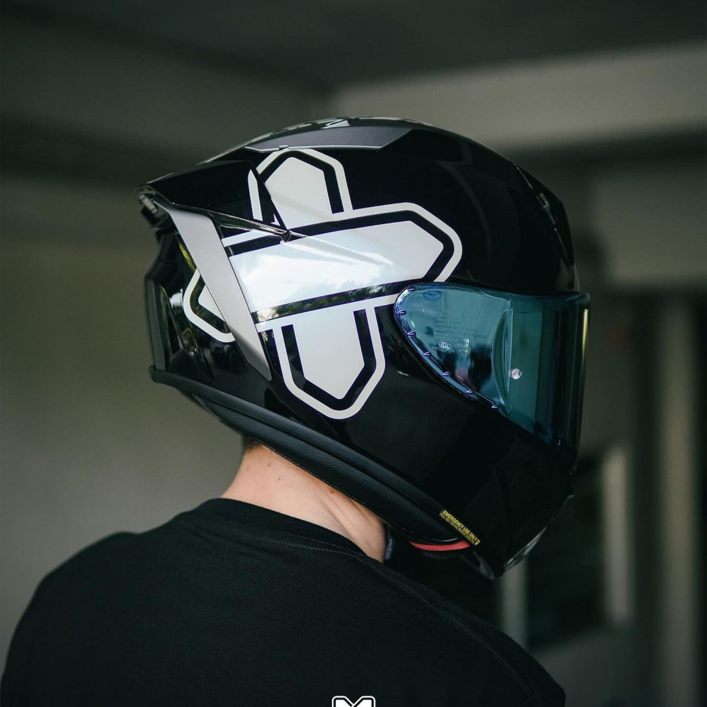 Shoei X-Fifteen Cross Logo Full Face Motorcycle Helmet