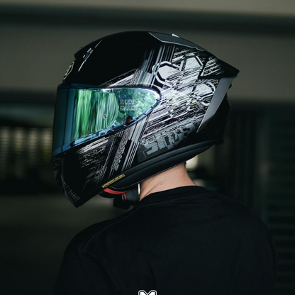Shoei X-Fifteen Cross Logo Full Face Motorcycle Helmet