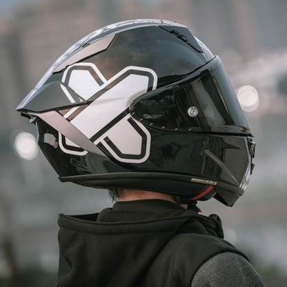Shoei X-Fifteen Cross Logo Full Face Motorcycle Helmet