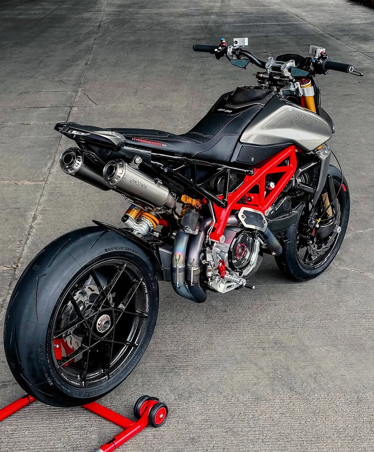Vandemon Full Titanium Exhaust System Ducati Hypermotard 950 & 950SP 2019-2025