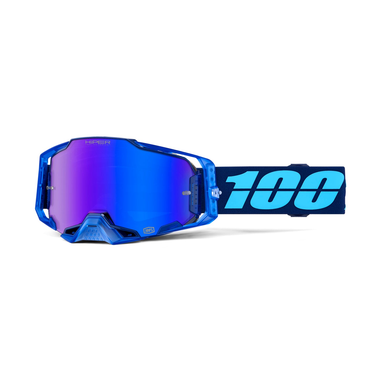 100% Armega Hiper Lens Motorcycle Goggles - Adventure Parts