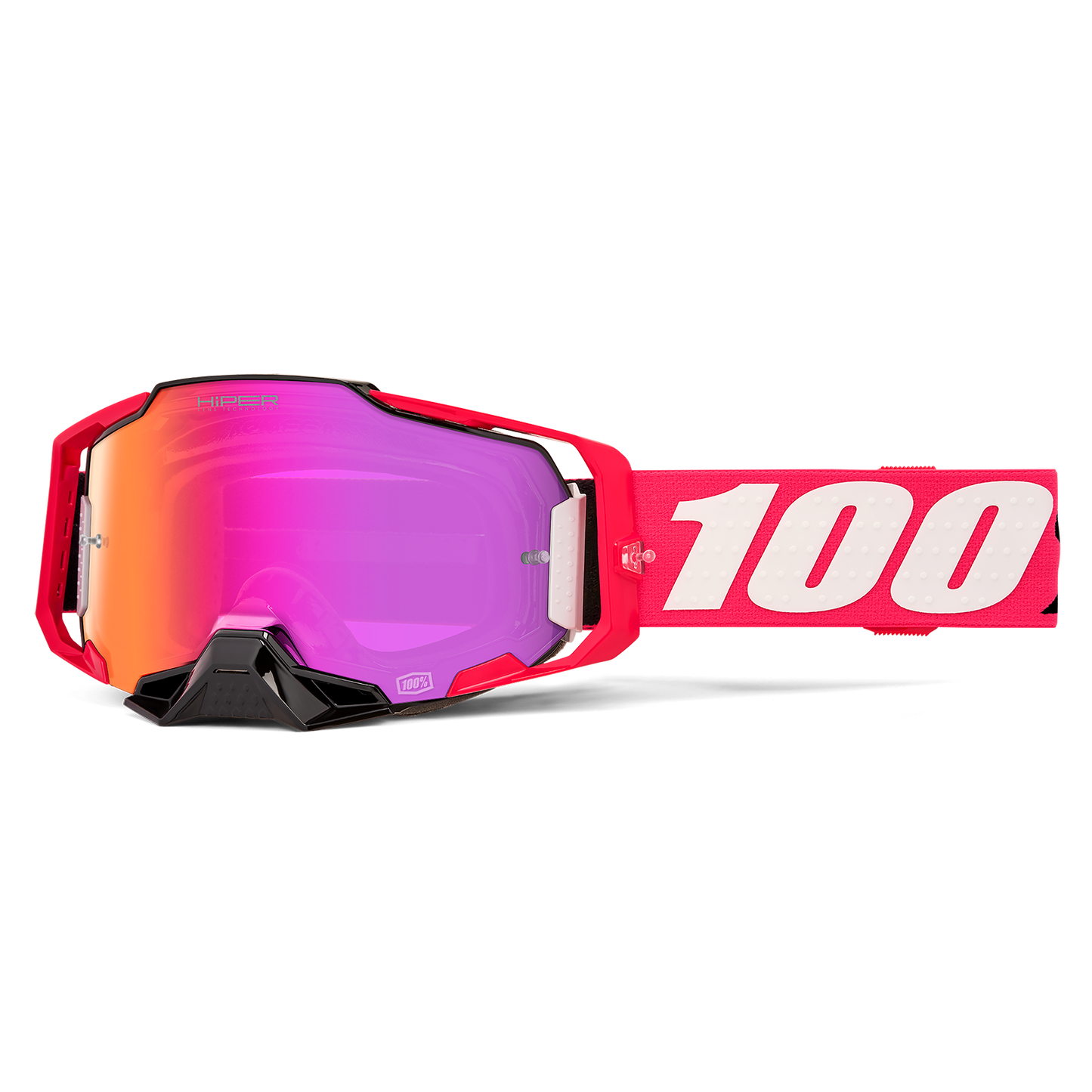 100% Armega Hiper Lens Motorcycle Goggles - Adventure Parts