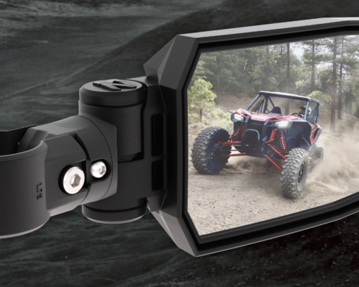 Seizmik TrailRider Side View Mirrors (Pair) – Universal 1.75″ Inch Round Tube - Adventure Parts