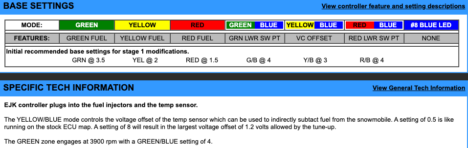 EJK Tuning Kit Fuel Controller Arctic Cat M/F/Crossfire 1000 2007-2016