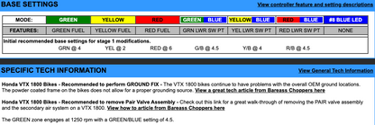 EJK Tuning Kit Fuel Controller Honda VTX 1800 2002-2008