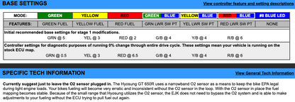 EJK Tuning Kit Fuel Controller Hyosung GT 650R 2010-2015