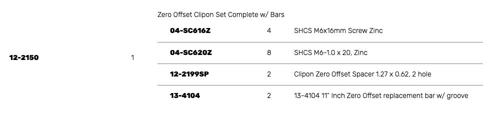Woodcraft Motorcycle Clip-ons Kawasaki ZX-6R 2013-2025 - Adventure Parts