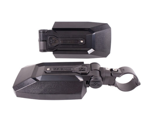 Seizmik TrailRider Side View Mirrors (Pair) – Universal 1.75″ Inch Round Tube - Adventure Parts