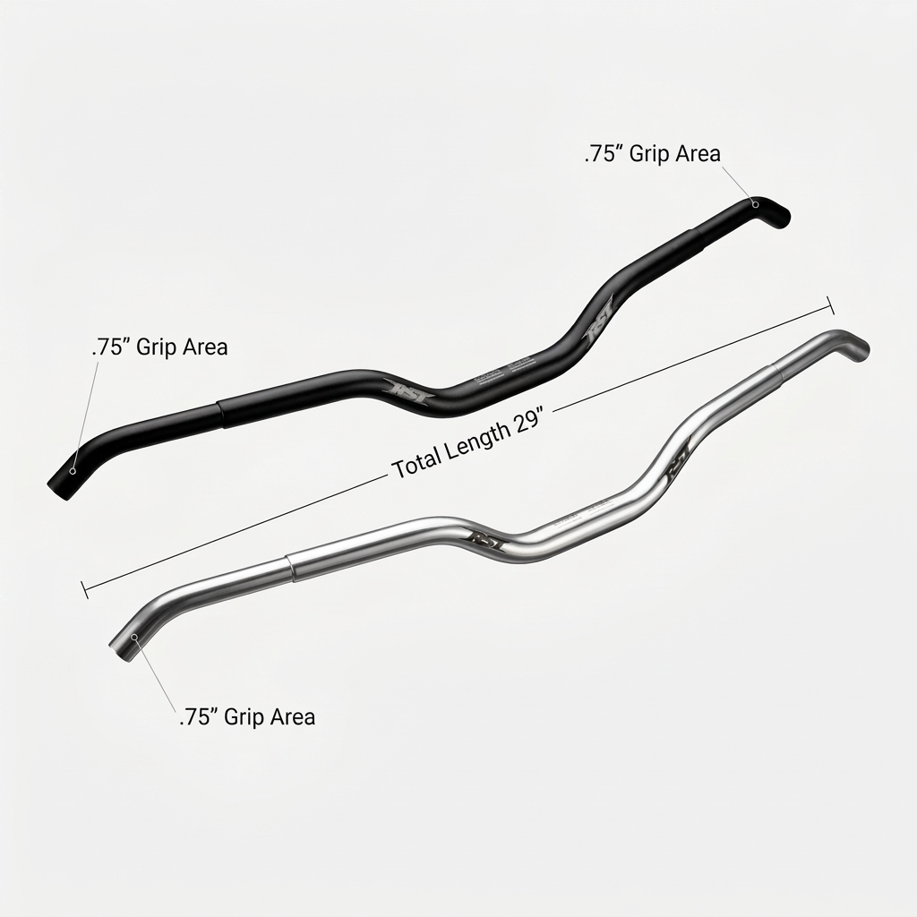 Straightline Performance RSI Narrow Slim Jim Aluminum Handlebar